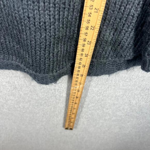 Wooden Ships Mama Bear Sweater Gray Blue Womens XS/S RARE! EUC - Picture 5 of 6